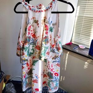Francesca's Floral Romper Large